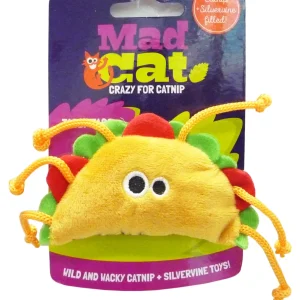 Mad Cat Tabby Taco Cat Toy Small