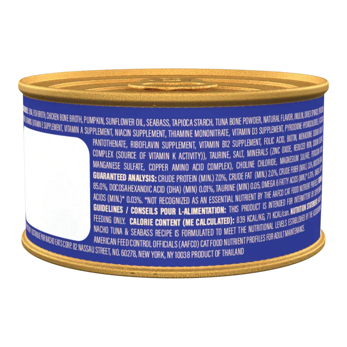 Made By Nacho Flaked Tuna & Sea Bass (3oz) - Image 2