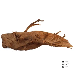 Malaysian Driftwood, Super WYSIWYG 15" x 40"
