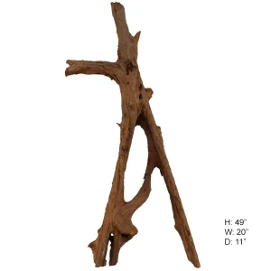 Malaysian Driftwood, Super WYSIWYG 49" x 20"