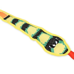 Mammoth Pet Products Squeaky Snake Dog Toy Assorted Color Large, 25 in