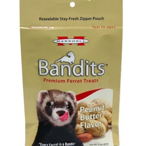 Marshall Pet Products Bandits Ferret Treat Peanut Butter, 3 oz