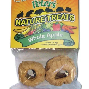 Marshall Pet Products Peter's Whole Apple Nature Treats for Small Animals, 0.75 oz each, Case of 2