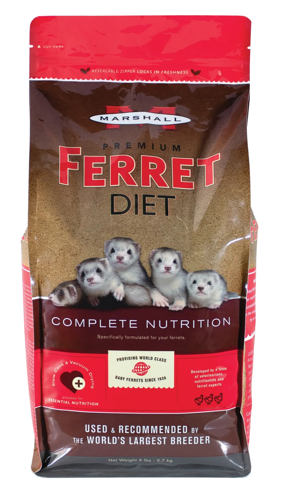 Marshall Pet Products Premium Ferret Diet Dry Food 6 lb