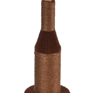 Max & Marlow Apple Novelty Cat Scratcher Wine Bottle
