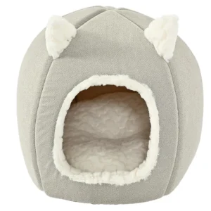Max & Marlow Cat Dome w/ Ears White