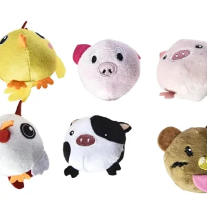 Max & Marlow Cat Farm Animals Assorted Color 6 pk