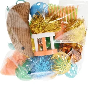 Max & Marlow Cat Toys Value Pack Assorted Color 18 pk