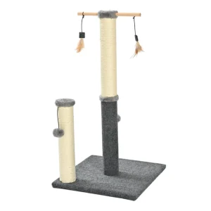 Max & Marlow Dual Post & Mobile Cat Scratching Playset