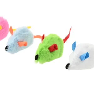 Max & Marlow Mouse Assorted Color Cat Value Toys Display 24ea/24Pc