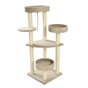 Max & Marlow Multi Level Carpet Cat Tower 51 in