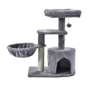 Max & Marlow Multi-Level Cat Tree with Bed, 31.5 in, 31.5 in