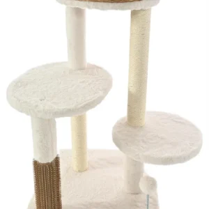 Max & Marlow Rattan Wicker 3 Level Cat Tree 30 in