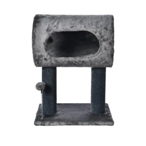 Max & Marlow Tunnel 2 Level Cat Tree with Cat Toy