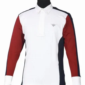Men's Show Shirt - TuffRider Dennison Long Sleeve Competition Shirt with Contrast Colors