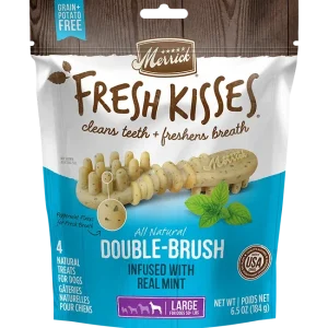 Merrick Fresh Kisses Mint Dental Treats For Large Dogs (11.5oz) (7Ct)