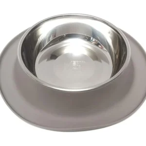 Messy Mutts Dog Feeder, Grey 1.5 Cup