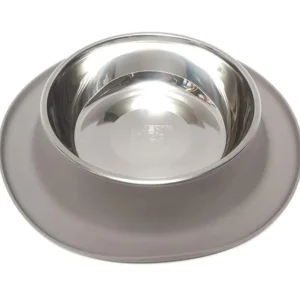 Messy Mutts Dog Feeder, Grey 6 Cup