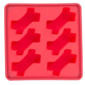 Messy Mutts Dog Framed Silicone Interactive Popsicle Mold, 10 in x 10 in Watermelon