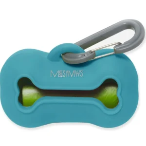 Messy Mutts Dog Wastebag Holder Blue