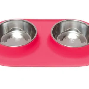 Messy Mutts Double Feeder Red 1.5 Cup