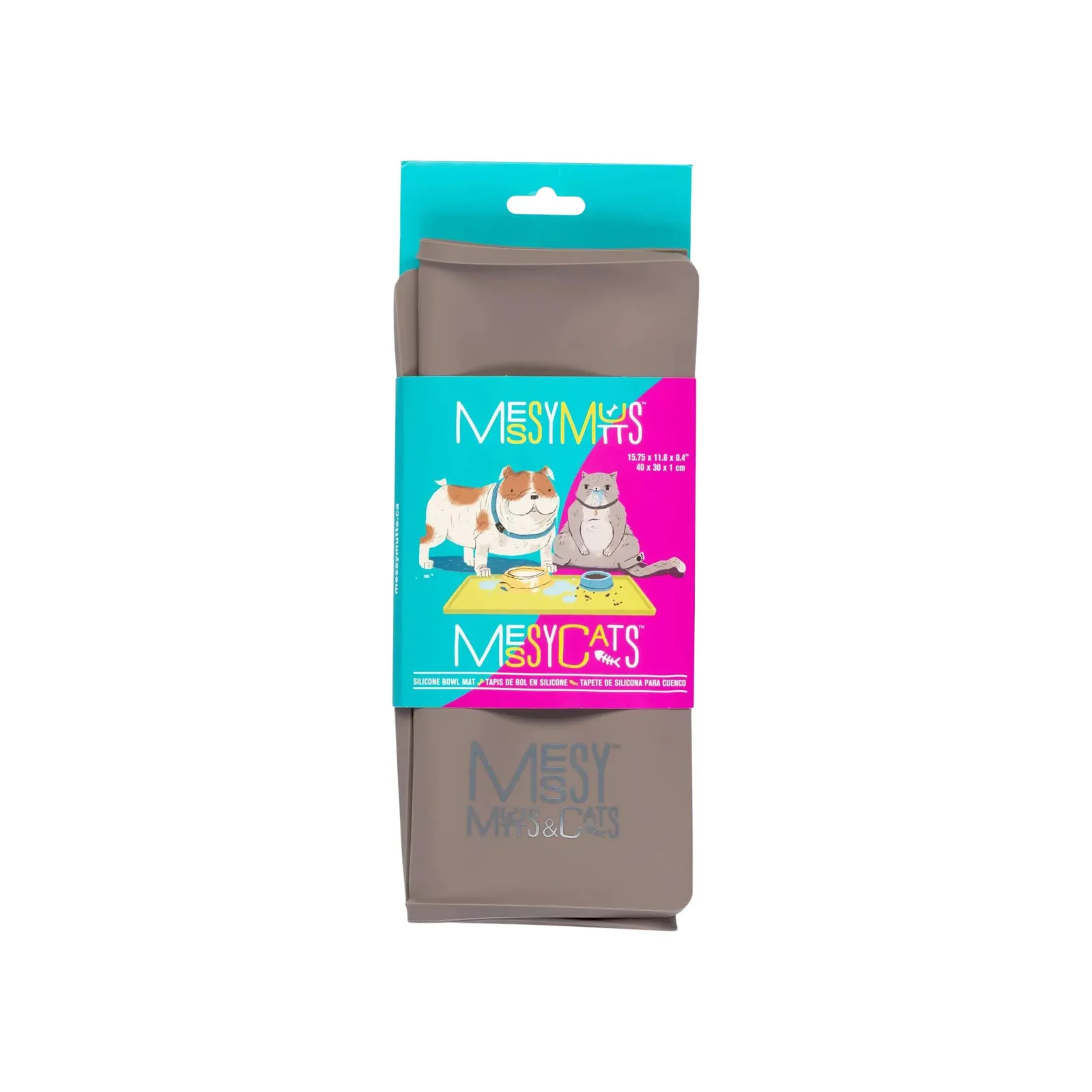 Messy Mutts Non-Slip Bowl Mat for Dogs & Cats