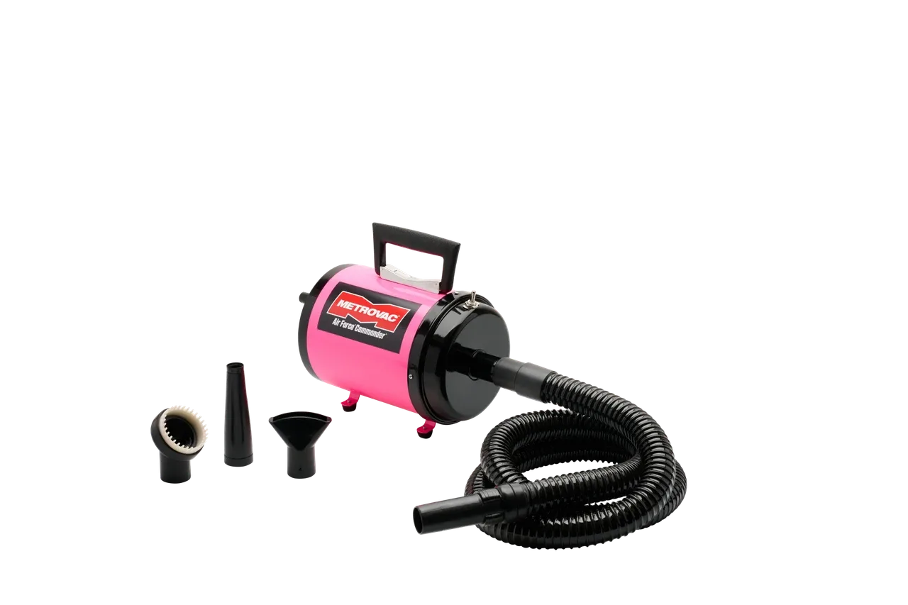 MetroVac Air Force Commander 2 Speed Dryer 1.17 HP, Pink