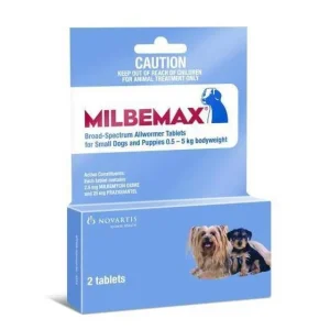 Milbemax Wormer Dogs Under 11lbs (5kg)