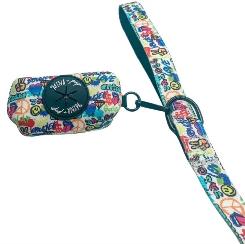 Mina + Pup - Attitude Collection Graffiti Comfort Dog and Cat Leash 5 FT - Image 2
