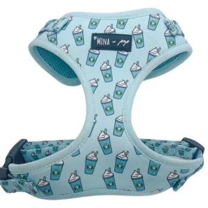 Mina + Pup - Blue Pupshake Adjustable Dog or Cat Harness
