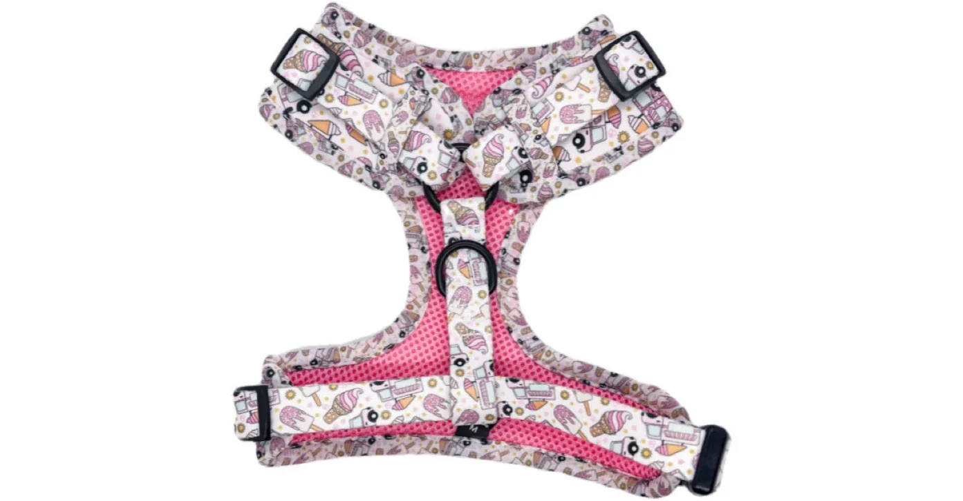 Mina + Pup - Ice Cream Dreams Adjustable Dog and Cat Harness - Image 2