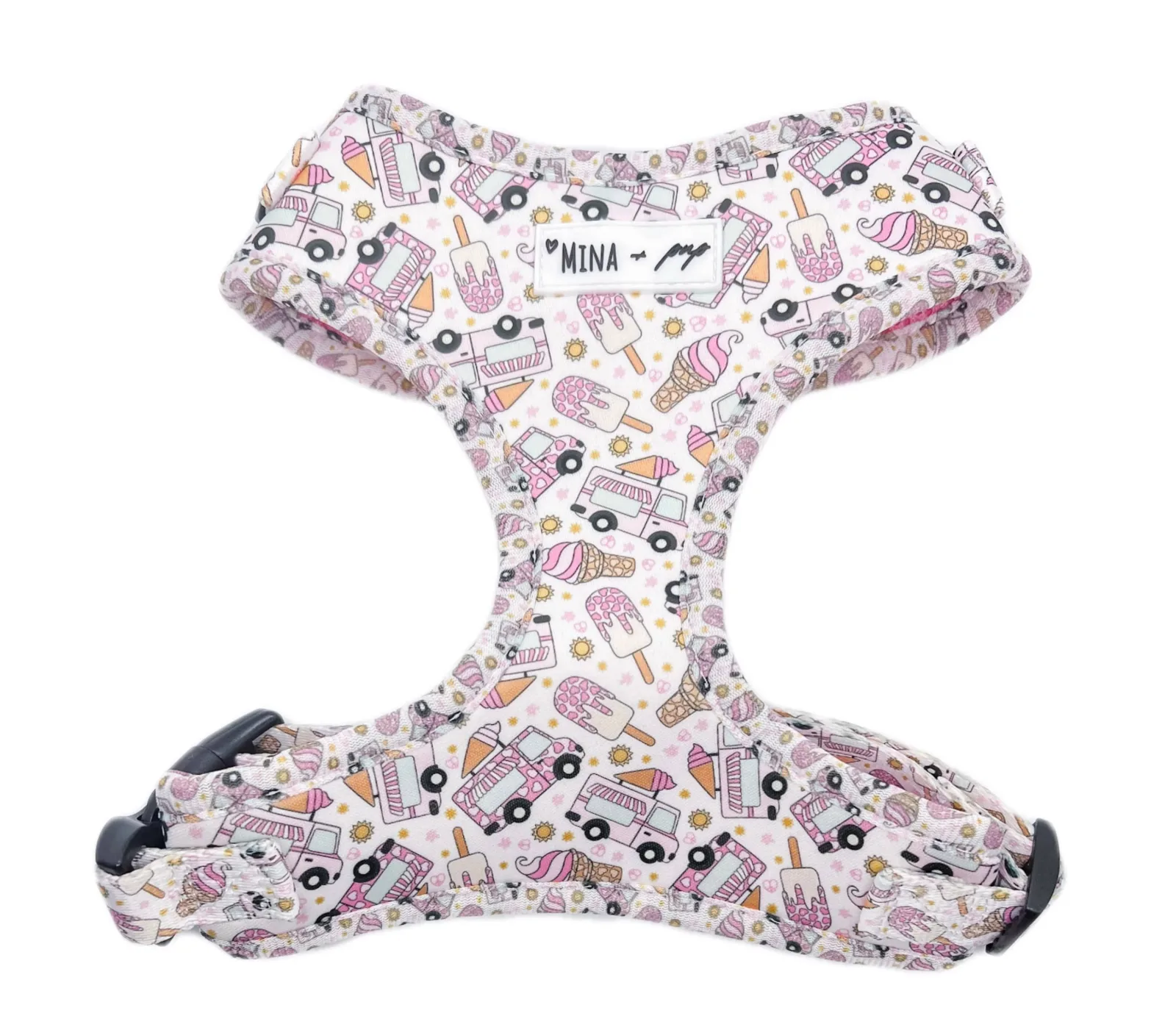 Mina + Pup - Ice Cream Dreams Adjustable Dog and Cat Harness
