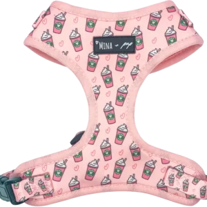 Mina + Pup - Pink Pupshake Adjustable Dog or Cat Harness
