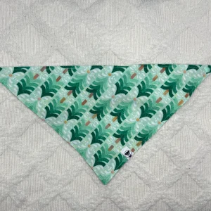 Mint Evergreen Trees Bandana