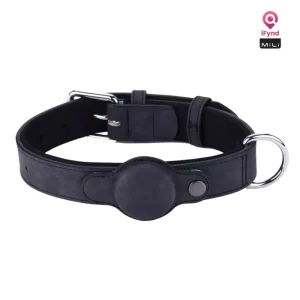 Mitag Anti Loss Device with Collar for Small Dogs (Black) | IOS