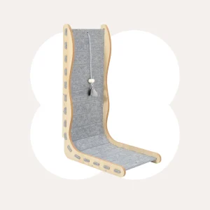 Modern Felt L-Shape Cat Scratcher