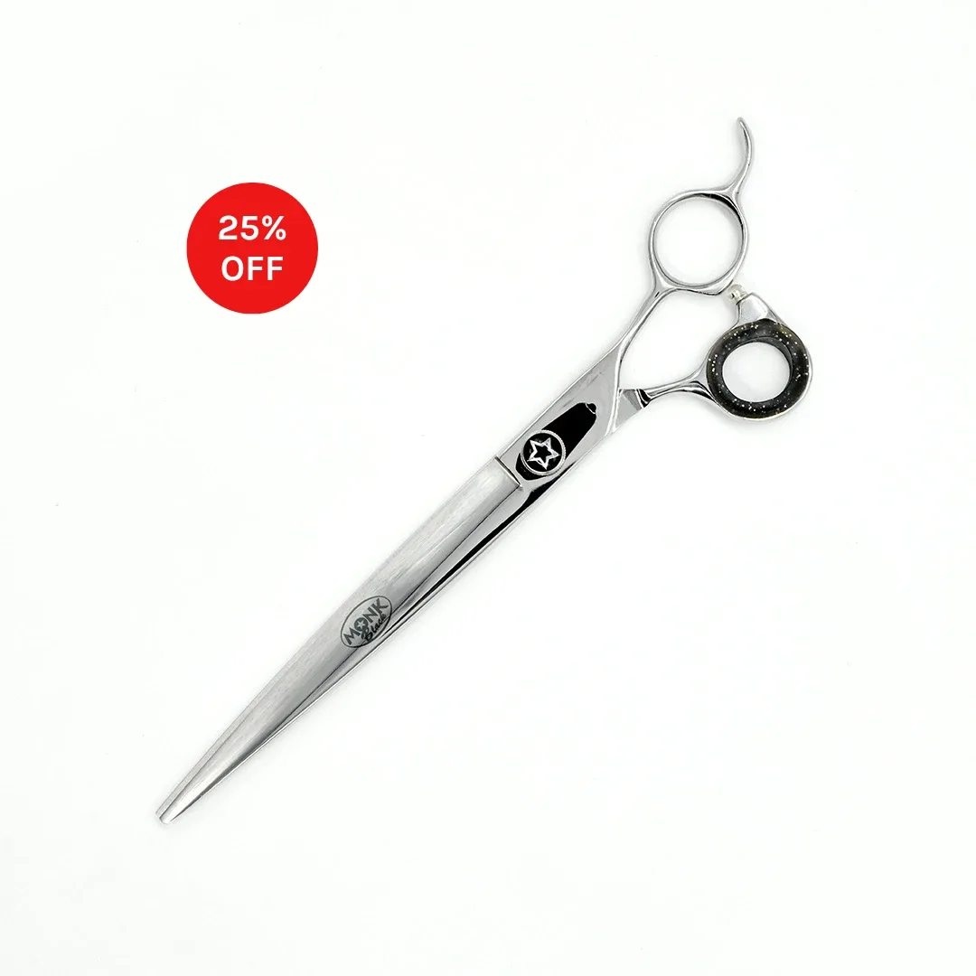 Monk Black Straight Shear, 8.5 inch