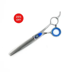 Monk Blue 46 Tooth Thinning Shear, 7.5 inch
