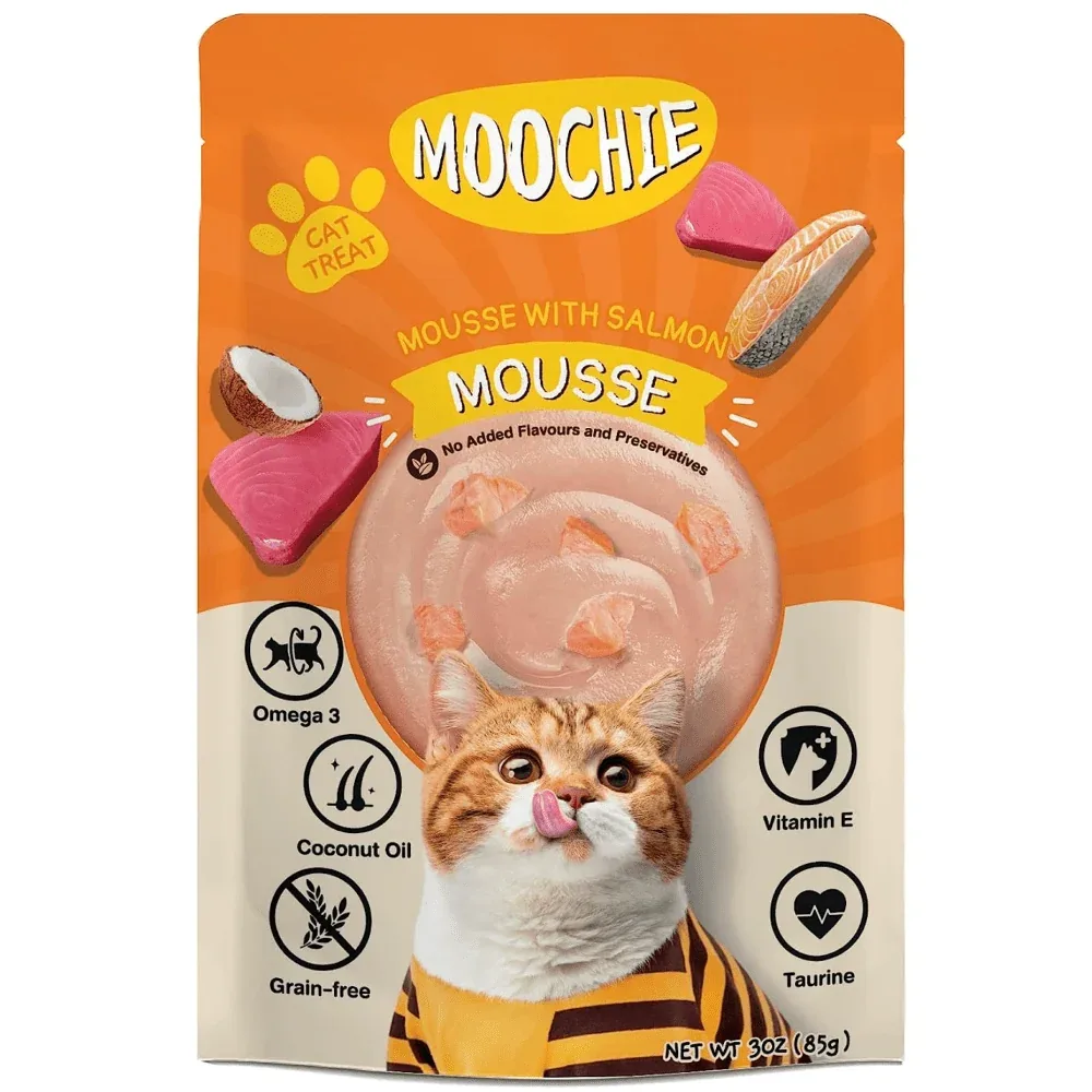 Moochie Mousse with Salmon Grain Free Cat Wet Food