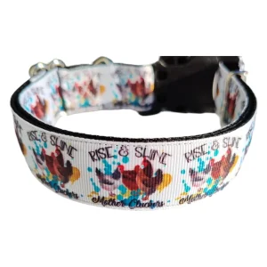 Mother Cluckers Chicken Nylon Dog Collar