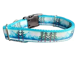 Mountain Pines Nylon Dog Collar