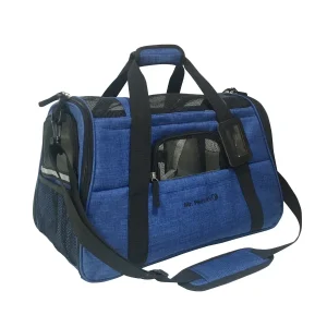 Mr. Peanut's Copper Series Airline Capable Pet Carrier, Tall Profile Soft-Sided Luxury Travel Tote