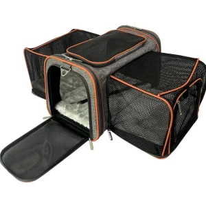 Mr. Peanut's Diamond Series Double Expandable Pet Carrier