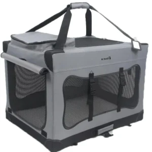 Mr. Peanut's Soft-Sided Portable Pet Crate with Lightweight Aluminum Frame