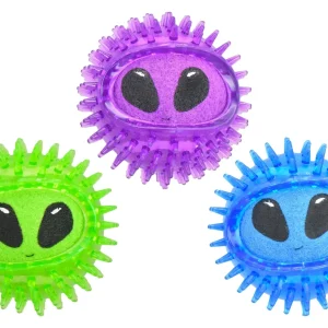 Multipet Alien Tennis Balls w/ TPR 2.5" Assorted Dog Toy
