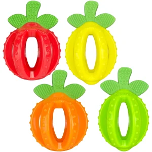 Multipet Harvester TPR Fruit Dog Toy Assorted Color 5 in