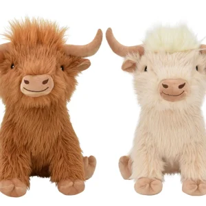 Multipet Highland Cow Dog Toy 8"