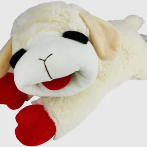 Multipet Lamb Chop Dog Toy Multi-Color, 24 in
