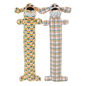 Multipet Loofa Dog Rainbow (12")