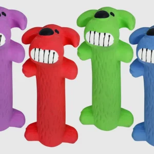 Multipet Loofa Latex Dog Toy Assorted, 6 in